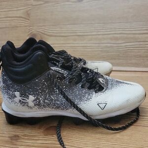 Under Armour Black and White Athletic Cleats